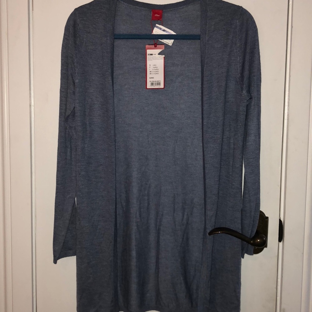 NWT S.Oliver size 12-13Y blue thin sweater
